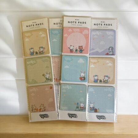 Mini Notepads – Set of 3 Kawaii Pocket Notepads