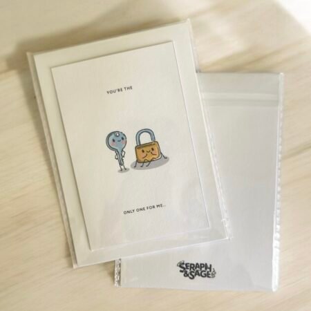 You’re the Only One for Me – Fun Puns Note Card (Blank Inside)