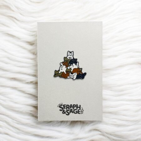 Kawaii Enamel Pin - Cats in a Pile