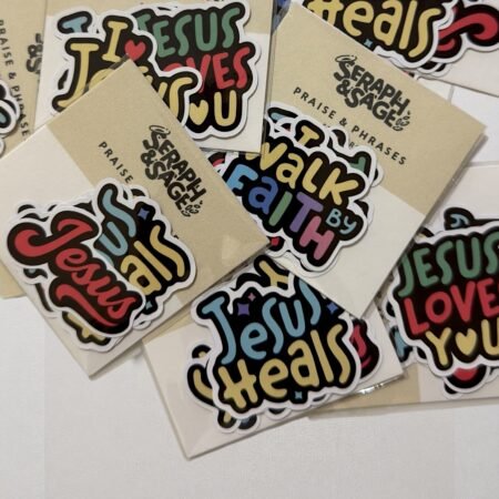 Praise & Phrases – Die-Cut Sticker Pack